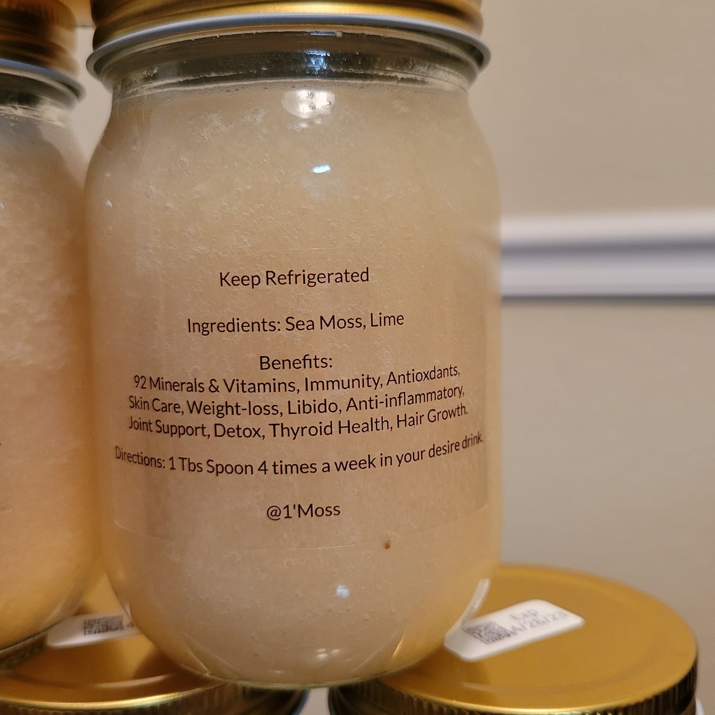 1'Moss Organic Sea Moss Gel