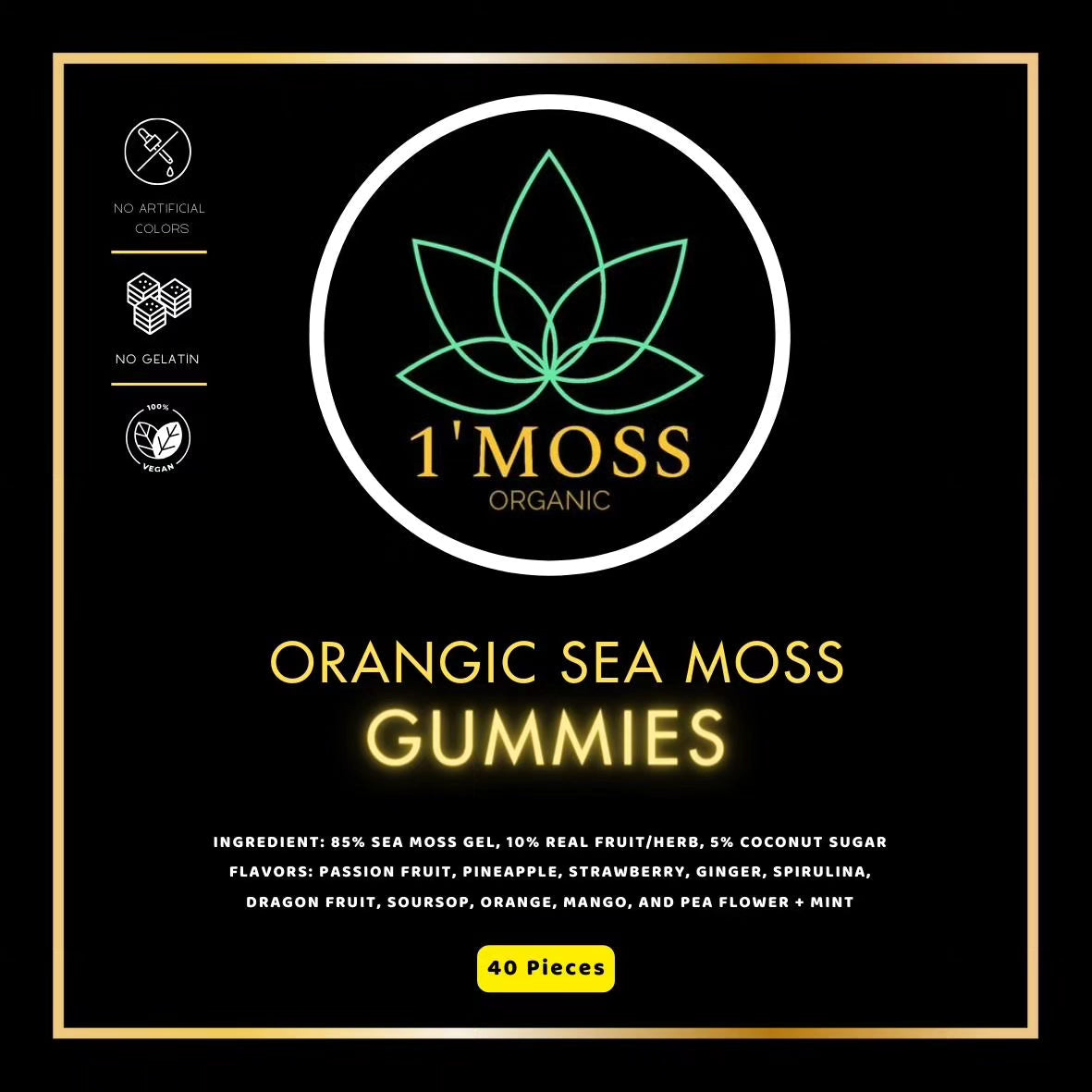 1'Moss Sea Moss Gummies