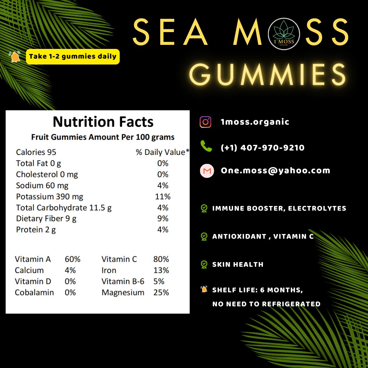 1'Moss Sea Moss Gummies